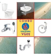 Combo thiết bị vệ sinh Viglacera VG02 (5001)