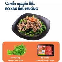 Combo Thịt bò 250g & Rau muống baby hữu cơ 300g