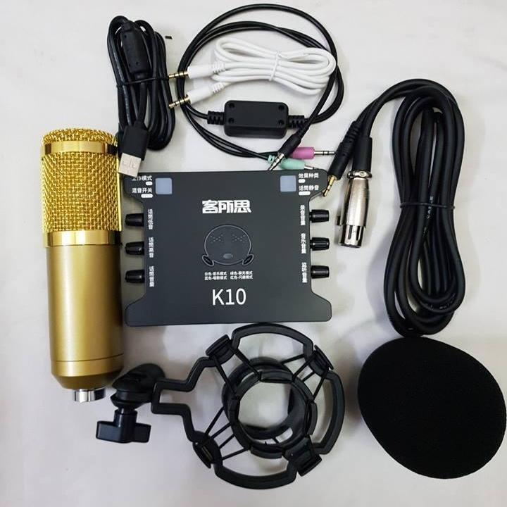 Combo thu âm BM800 + Sound XOX K10