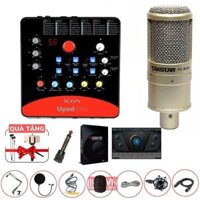 Combo thu âm hát live icon upod pro + pc k200