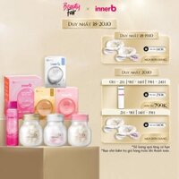 Combo thực phẩm bảo vệ sức khỏe InnerB Aqua Rich Doubleup InnerB Snow White InnerB Aqua Bank Radiant Soft Skin và Nước uống Collagen InnerB Glowshot