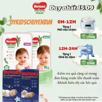 (COMBO THÙNG 3 BỊCH) BỈM HUGGIES PLATINUM NATURE MADE TẢ DÁN/QUẦN ĐỦ SIZE BÔNG HỮU CƠ