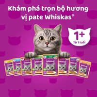 [COMBO - THÙNG] PATE WHISKAS THỨC ĂN DÀNH CHO MÈO TRƯỞNG THÀNH VÀ MÈO CON