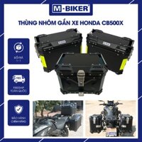 Combo thùng xe CB500X, Thùng sau (Top Box) và cặp thùng hông 38L cho Honda CB500X