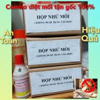 Combo thuốc diệt mối sinh học PMC90: 3 Hộp nhử mối + 1 lọ thuốc diệt mối tận gốc PMC 90 bột hồng