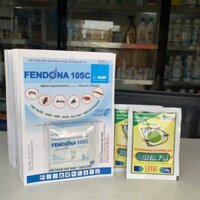 Combo thuốc diệt ruồi, muỗi, kiến gián Fendona 10sc vỉ 5ml + 2 gói diệt ruồi Agita Fly 100 gói 20g