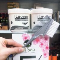 Combo Thuốc Duỗi Thẳng Tóc Lavox 500mlx2 và Chổi Chải Thuốc Ép