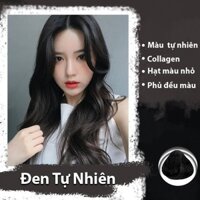 COMBO Thuốc nhuộm tóc màu ĐEN TUYỀN, ĐEN TỰ NHIÊN, thuốc nhuộm tóc không cần tẩy .siêu dưỡng
