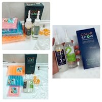 Combo Thuốc Uốn Tóc Hàn Quốc COLOR SHOW Dùng Tại Nhà Uốn siêu dưỡng + 12 Trục uốn xoăn lạnh