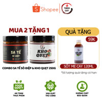 Combo Tiện Lợi - Sa tế sò điệp 250g, Kho quẹt tôm thịt 250g