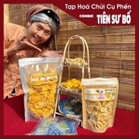 Combo Tiên Sư Bố : Túi 500G Mít + Túi 200G Chuối + 20 Gói Thạch Dừa  | Tạp Hoá Chửi Cụ Phến - Đồ Ăn Vặt,Trái cây sấy,Sna