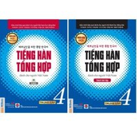 Combo Tiếng Hàn Tổng Hợp Dành Cho Người Việt Nam - Trung Cấp 4 Bản IN MÀU  Sách Gíao Khoa  Sách Bài Tập