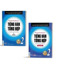 Combo Tiếng Hàn Tổng Hợp dành cho người Việt Nam Sơ Cấp 1 Giáo trình bản màu  sbt - Ban Quyên - SBT
