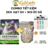 [COMBO TIẾT KIỆM] 1Kg hạt mix siêu toping GV + 500gram ức gà viên sấy lạnh