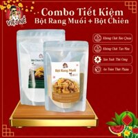 Combo Tiết Kiệm 250g Bột Rang Muối + 500g Bột Chiên Tổng Hợp Làm Các Món Gà, Tôm, Ba Ba, Dê, Ếch, Sụn Gà - Việt Nể
