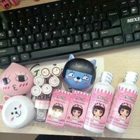 Combo tiết kiệm 3 lens , 4 ngâm ,nhỏ ,1  cốc rửa lens