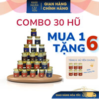 [Combo tiết kiệm 30 hủ lẻ - tặng 6] Yến Sào Chưng Sẵn Khải Hoàn Cát Yến, hũ 70ml, 35% Tổ Yến Sào Khánh Hoà