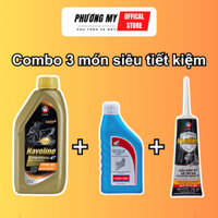 Combo tiết kiệm Dầu nhớt xe tay ga Havoline SuperMatic Semi-Synthetic 10W40 800ml + Nhớt Lap Havoline + Tặng phễu