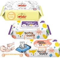 [COMBO TIẾT KIỆM] Khăn Ướt Hàn Quốc BABY BABY I LOVE BEBE 110 | 120 Tờ - Nhập Khẩu Chính Hãng