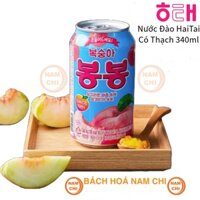 [COMBO TIẾT KIỆM] Nước Ép ĐÀO HAITAI 340ml Có Thạch Giòn Dai Thơm Ngon Mát Lạnh - Nhập Khẩu Hàn Quốc