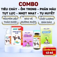 Combo tiêu chảy, ốm trong, phân xanh phân trắng, tụt lực nhợt nhạt, tụ h uyết tr ùng cho gà chọi - GC149