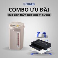 COMBO TIGER ƯU ĐÃI : Mua bình thủy điện Tiger PDR-S40W tặng vỉ nướng Tiger Queen SQ-S700