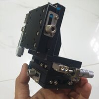 combo tinh chỉnh 3 trục xyz 60x60 panme 0.01mm hành trình 13mm có khóa mỗi trục phay tiện camera mini điện thoại