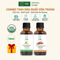 Combo tinh dầu khử mùi, đuổi côn trùng Ani hiệu quả | Xông thơm phòng, đuổi muỗi, đuổi kiến, an toàn