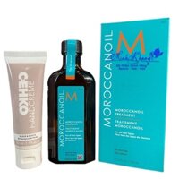 Combo Tinh dầu Moroccanoil dưỡng tóc 125ml và Kem dưỡng da tay 75ml - MK