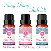 Combo Tinh Dầu Thơm Phòng Oải Hương, Cúc La Mã, Hoa Trà Trắng Tinh Tế, Sang Trọng, và Ngủ Ngon