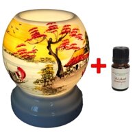Combo tinh dầu viện và đèn xông tinh dầu điện MNB
