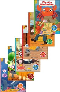 Combo Tô Màu Dán Decan (Trọn Bộ 6 Cuốn)