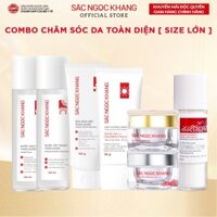 Combo Toàn diện lớn (SRM Thảo Dược 100g, Kem ngày, Kem đêm 30g, KCN, NTT TD 145ml, NHH TD 145ml, Serum VITAMIN C (30ml))