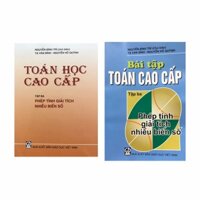 Combo Toán học cao cấp và bài tập toán cao cấp tập 3  Phép tính giải tích nhiều biến số