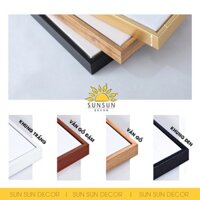 COMBO toan + khung tranh 50x80, 50x90, 60x80, 70x70, 60x90, 50x100 vẽ tranh sơn dầu, màu acrylic...