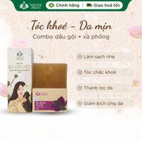 Combo Tóc Khỏe Da Mịn: Dầu Gội Sen Bách Diệp & Xà Bông Tía Tô