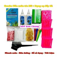 [Combo tóc Nữ] Set THUỐC UỐN LẠNH + Kèm bộ dụng cụ đầy đủ dùng tại nhà