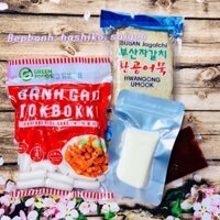 COMBO TOKBOKKI KÈM SỐT NẤU CHẢ CÁ VÀ MOZZA
