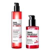 Combo Toner + Serum ốc sên Some By Mi Snail Truecica Miracle Repair