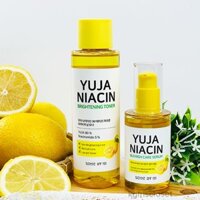 Combo Toner + Serum Some By Mi Yuja Niacin dưỡng trắng da mờ thâm nám