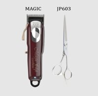 Combo tông đơ Wahl Magic pin 2024 và kéo Viko
