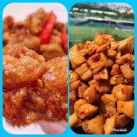 Combo : TÓP MỠ CHIÊN MẮM TỎI & DA GÀ CHIÊN NƯỚC MẮM