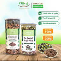 Combo Trà Gạo Lứt Huyết Rồng và Cốm Gạo Lứt Huyết Rồng Rong Biển dinh dưỡng giúp thanh lọc gan, giải nhiệt