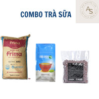 COMBO TRÀ SỮA: BỘT BÉO FRIMA + TRÀ ĐEN SỐ 9 HOA TRÂN + TRÂN CHÂU TAPICO