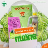 COMBO TRÀ SỮA NƯỚNG (Bột Sữa+ Trà Olong+ Sốt Caramel) VUA AN TOÀN