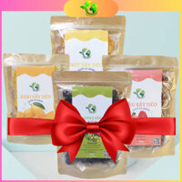 Combo Trái Cây Sấy Dẻo 4 gói 100g (dâu tây, quả xoài, nho khô, mít sấy) OGANI.STORE ngon hơn trái cây nhập khẩu