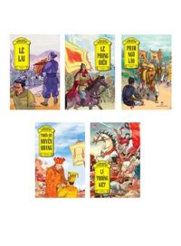 Combo Tranh Truyện Lịch Sử Việt Nam - Lê Lai + Lê Phụng Hiếu + Phạm Ngũ Lão + Thiền Sư Huyền Quang + Lý Thường Kiệt (Phần 5)