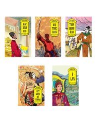 Combo Tranh Truyện Lịch Sử Việt Nam - Mạc Đĩnh Chi + Mai Thúc Loan + Trần Hưng Đạo + Yết Kiêu - Dã Tượng + Ỷ Lan (Phần 4)