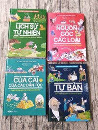 Combo Tri Thức Kinh Điển Bằng Tranh Tư Bản  Nguồn Gốc Các Loài  Lịch Sử Tự Nhiên  Của Cải Của Các Dân Tộc