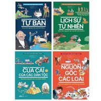 Combo Tri Thức Kinh Điển Bằng Tranh Tư Bản  Nguồn Gốc Các Loài  Lịch Sử Tự Nhiên  Của Cải Của Các Dân Tộc